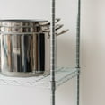 thumbnail image 4 of IRIS USA 4 Tier Wire Shelving Storage Unit Silver 1 Pack, 4 of 8