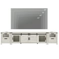 thumbnail image 5 of Wampat Television Stands 87G305 Industrial for 85 Inch TVs, Sliding Barn Door, Charging Station, 2 Drawers, 3-Piece Set, 5 of 5