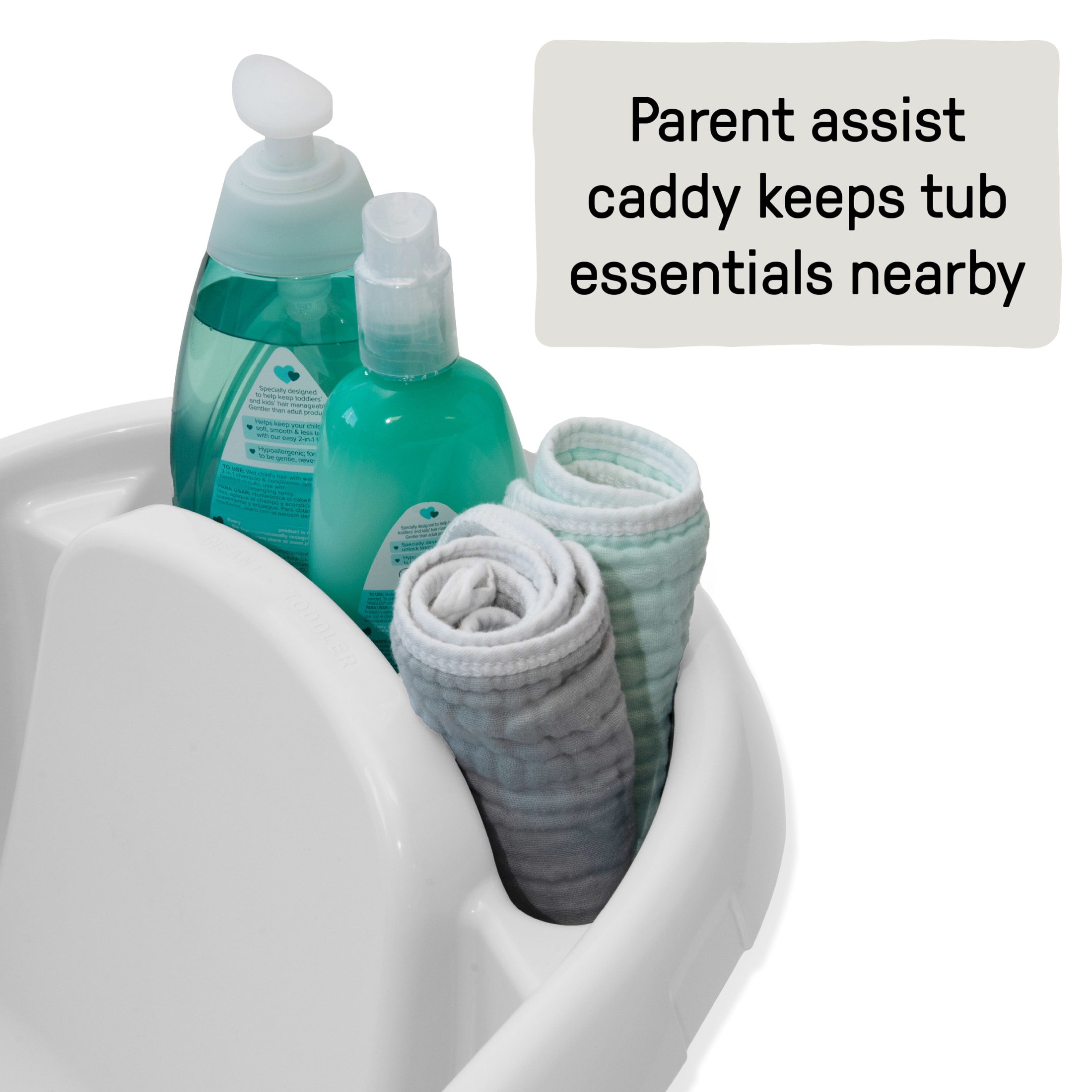 Summer by Ingenuity Comfy Clean Deluxe Newborn to Toddler Bath Tub photo 7