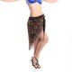 thumbnail image 4 of Faldas envolventes con pañuelo para la cadera para danza del vientre para mujer, falda versátil con borlas de lentejuelas para bailarina naranja y rosa, 4 of 9