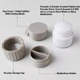 thumbnail image 2 of Yeacher 4 In 1 Portable Pill Case Pill Cutter Powder Tablet Grinder Medicine Splitter Storage Box Organizer Drinking Cup, 2 of 7