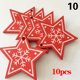 thumbnail image 3 of 10 piezas/juego de adornos colgantes de madera para árbol de Navidad, adornos navideños, colgantes de alce de nieve, regalo de Año Nuevo para fiesta en casa, 3 of 5