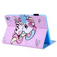 thumbnail image 5 of Slim Case for All-New Amazon Fire HD 8 2020/HD 8 Plus Tablet (10th Generation - 2020 Release) - Allytech Protective PU Leather Multi-Angle Stand Auto Sleep/Wake Flip Cover Case,Candy Unicorn, 5 of 7