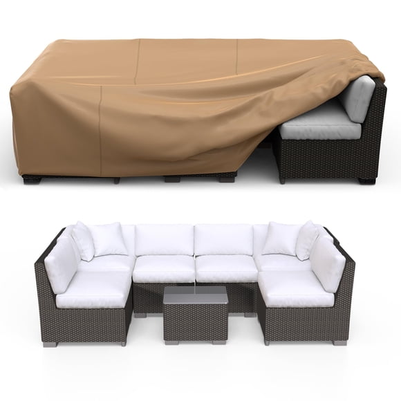 Funda impermeable para muebles de patio BROSYDA 249 x 198 x 76 cm