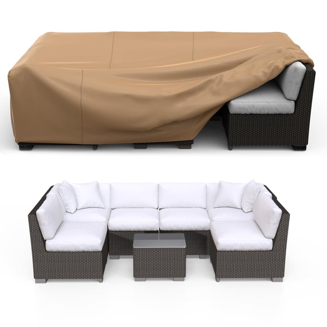 Funda impermeable para muebles de patio BROSYDA 315 x 180 x 74 cm