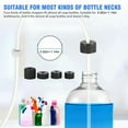 thumbnail image 6 of KLYNE - Soap Dispenser Brass Brushed Nickel Pump Bottle 47" Extension Tube Kit Kitchen, 6 of 6