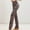 Orange, variant on Lilgiuy Women's Printed Straight Sleeve Slightly Flared High Waist And Hip Lifting Exercise Fitness Yoga Pants for Recreation Activities