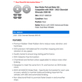 thumbnail image 2 of Rear Brake Pad and Rotor Kit - Compatible with 2020 - 2022 Chevy Silverado 3500 HD 2021, 2 of 2