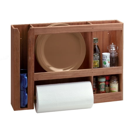 Whitecap Teak Dish Cup Paper Towel Rack
