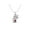 Sterling Silver, variant on 0.16 Ctw Round Ruby 925 Sterling Silver Gold Vermeil Hindu Religious Ganesh Men Women Necklace Pendant