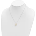 thumbnail image 5 of 14K Yellow Gold Polished Puffed Teardrop 18In Necklace (18 X 7) Made In Italy sf2444-18, 5 of 6