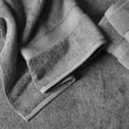 thumbnail image 3 of Superior Hymnia Egyptian Cotton 6-Piece Towel Set, Charcoal, 3 of 8