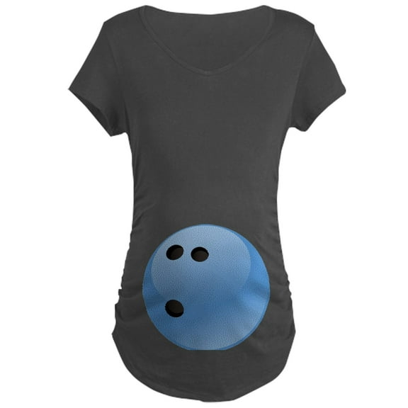 CafePress - Bowling Ball Maternity Dark T Shirt - Maternity Dark T-Shirt