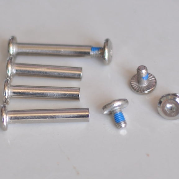BESTYASH Stainless Steel Bearing Screws for Inline Skates, -Resistant, , Plated, 16 Pieces