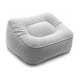 thumbnail image 5 of Almohada inflable para reposapiés, taburete de masaje de pies de PVC flocado, cojín relajante para viajes al aire libre, hogar, oficina, avión (gris), 5 of 5