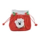 thumbnail image 1 of Inteprter Bolsas con cordón de Navidad de dibujos animados, embalaje de regalo, muñeco de nieve de Navidad, decoración tridimensional, bolsa de Kits de decoración para fiestas Llevar Inteprter HA068770-02, 1 of 6