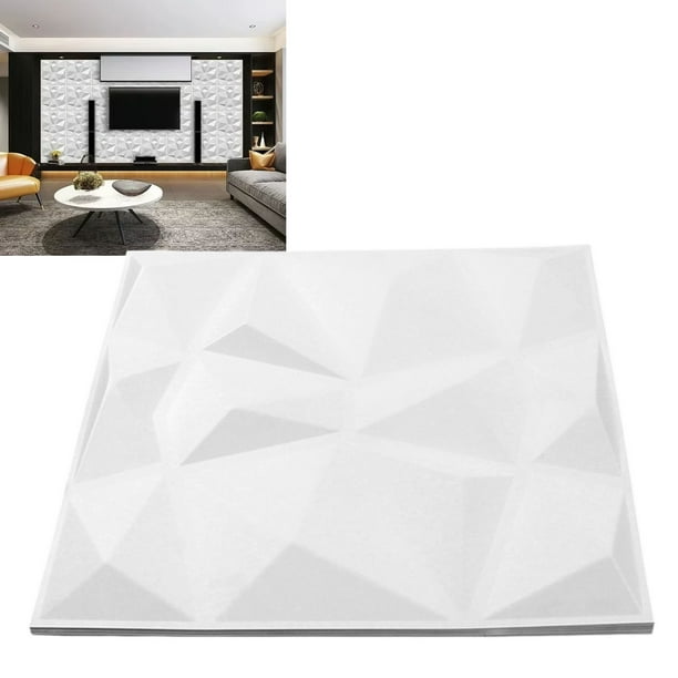 Panel Decorativo De Pared, Panel De Pared 3D PVC Fácil De Hacer Bricolaje Para El