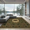 thumbnail image 2 of ODIKA 8'x10' Ultra-Soft Area Rug, Large Southwestern Wildlife Distressed Frame Livingroom Neutral None Washable, Bare feet friendly, Silk-Touch for Bedroom, Under Sectional, 2 of 7