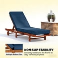 thumbnail image 4 of Outdoor Chaise Lounge Cushion,4" Thick Lounge Chair Cushions with Non-Slip Ties,Water-Resistant and Fade Resistant Lounger Replacement for Patio,21"x72 ", 4 of 5