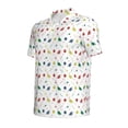 thumbnail image 2 of Balery Happy Graduation Printed Men’s Short Sleeve Polo Shirt, Midweight Men's Shirt,Golf Polo shirts -Small, 2 of 9
