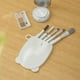 thumbnail image 4 of Bolsa de almacenamiento de mascarillas con tapa, antipolvo, higiénica, práctica, organizador de silicona blanco, 4 of 9