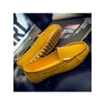 thumbnail image 4 of SIMANLAN Womens Loafers Slip On Boat Shoe Flat Flats Women Lightweight Casual Shoes Ladies Hand-Stitching Moccasin Yellow 7, 4 of 6