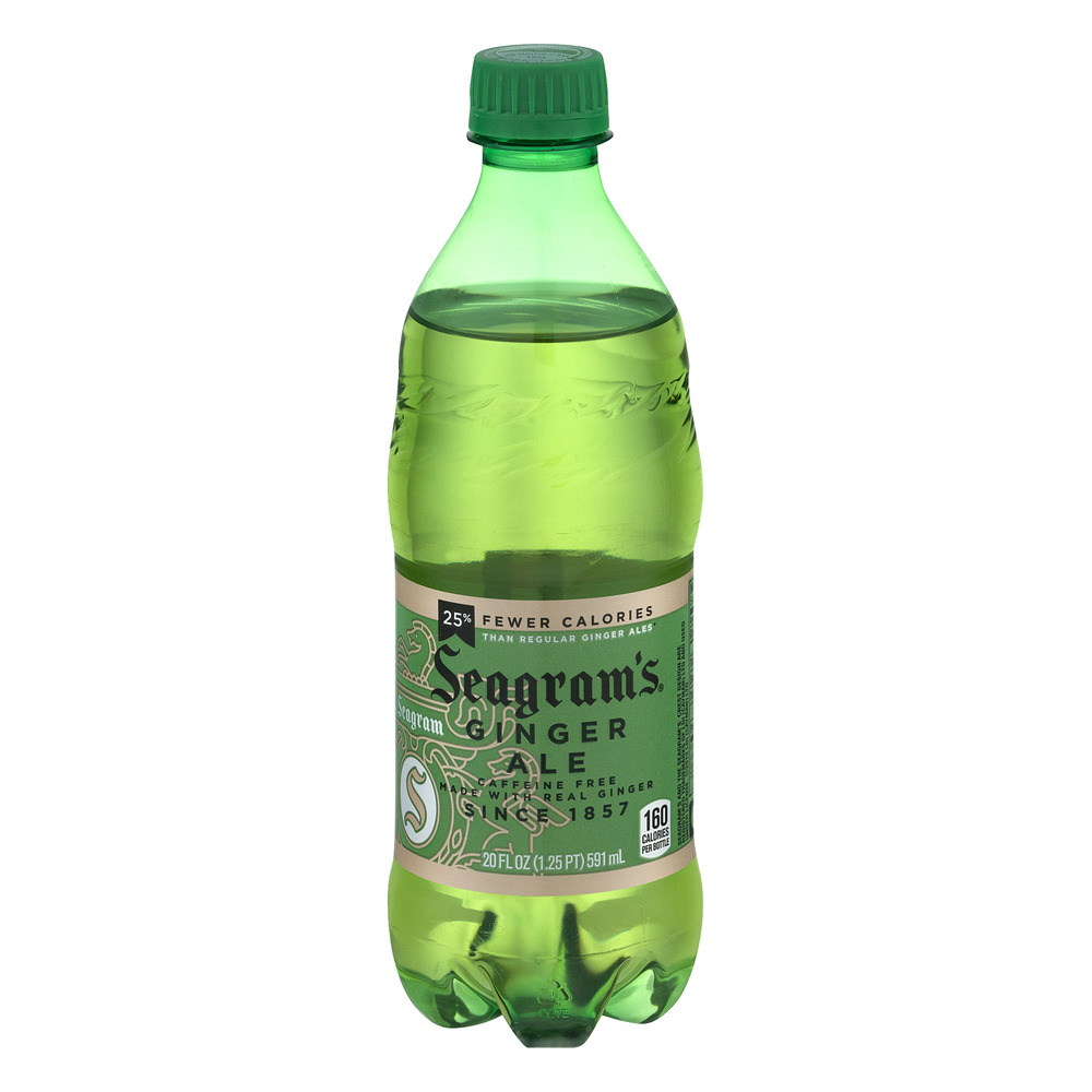 Seagram's CaffeineFree Ginger Ale, 20 Fl. Oz.