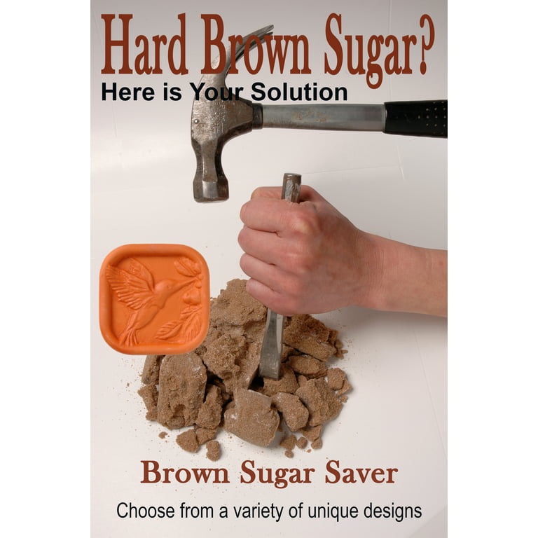 Brown Sugar Keeper Saver, 6pcs Terracotta Sugar Saver Keeps Brown Sugar  Soft or Keep Dry Food Storage Containers Leaf Design