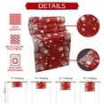 thumbnail image 6 of Christmas Snowflakes Table Runner 13x48in Non-Slip Cotton Linen Table Runners, Xmas Red Dresser Scarves TableRunner for Dinner Kitchen Dining Wedding Party, 6 of 9