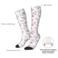 thumbnail image 4 of Sikiie Rose Flower B Knee Socks, High Socks Long Stretchy Sock Women Knee High Stocking, Long Socks for Women, 4 of 6