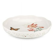 Lenox Butterfly Meadow Low Serving Bowl, White Porcelain