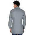 thumbnail image 3 of Chemise Kurta Courte en Coton pour Hommes Robe Mode Indienne (Vert, G), 3 of 4