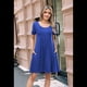 thumbnail image 5 of Vestido de Verano Plisado para Mujer, Informal, de Corta, con Bolsillos, Ideal para Vacaciones y Playa, Cailan Talla XL, 5 of 9
