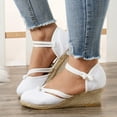 thumbnail image 2 of Womens Closed Toe Sandals Ankle Strap Slip On Sandals Walking Shoes Ladies Prom Dress Shoes, 2 of 7
