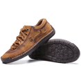 thumbnail image 4 of Chaussures Décontractées pour Hommes Mode en Cuir Cousu à la Main, 4 of 4