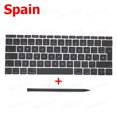 thumbnail image 1 of New Replacement Keyboard Keys Keycap US UK French Russian Spain EU For Macbook Pro Retina 13" A1708 Key Cap 2016 2017 Year Spain, 1 of 6