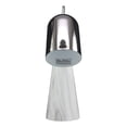 thumbnail image 3 of Ebros Ceramic Contemporary Cone Desk Study Lamp with Faux Carrara Marble Base and Adjustable Polished Iron Shade 13.5"Tall (Black Iron Shade), 3 of 6