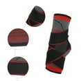 thumbnail image 3 of Unique Bargains Ankle Support Braces Unisex Adjustable Compression Ankle Brace for Sports One Size Fits Most Red, 3 of 7