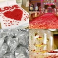 thumbnail image 4 of 20 bolsas de tela no tejida, pétalos de rosa de imitación, decoración floral para fiesta de boda, 4 of 5