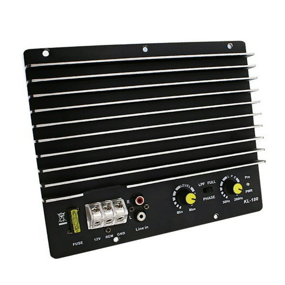 Amdohai 12V 1000W Car Audio Power Amplifier Subwoofer Power Amplifier Board Audio Diy Amplifier Board Car Player KL-180
