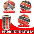 thumbnail image 4 of Tamper Evident Food Sealed for Freshness and Safety Stickers 0.75x3.5 Inch Holographic Tamper Proof Food Delivery Labels Tamper Resistant Metallic Sealed for Containers 500Pcs, 4 of 6