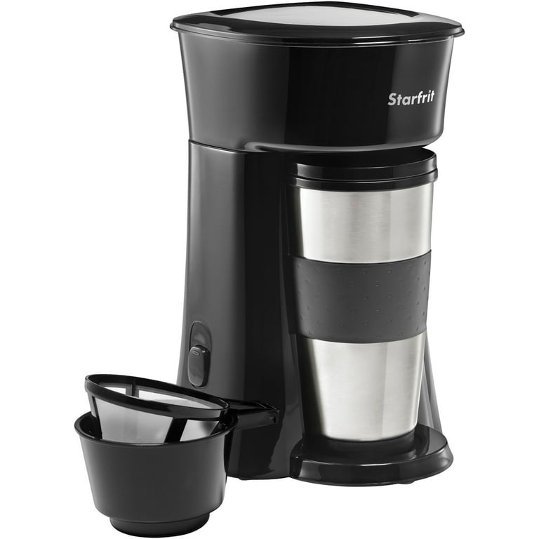 Starfrit 12-Cup Drip Coffee Maker - Programmable - 900 W - 1.90 quart - 12  Cup(s) - Multi-serve - Timer - Black, Stainless Steel - Glass Body