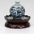 thumbnail image 5 of Pedestal Stand Solid Wood Base Lotus Buddha Statue Base Plant Pedestal Stand Flower Potted Bracket Shelf Potted Plant Display Stand Vase Display, 5 of 5