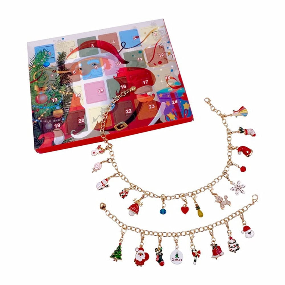 Wowkaka Christmas Bracelet Advent Calendar 2022,24 Days of Surprise  Countdown Calendar,DIY Charm Beads and Bracelets Gift Set for Girls Kids  Teens Women - Walmart.com