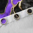 thumbnail image 4 of Homewish Watercolor Marble Women Curtains Pack of 2 (42x84 Each), Purple Marbling Artwork Curtains Blackout, Modern Fashion Abstract Bedroom Curtains, Curtains and Drapes Decor, 4 of 6