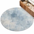 thumbnail image 2 of Round Area Rugs 3.3Ft, Light Blue Grey Non-Slip Washable Circle Rugs Carpet, Minimalism Gradient Mottled Patterned Indoor Outdoor Rug Floor Mats Throw Runner for Bedroom Living Room Bathroom, 2 of 8