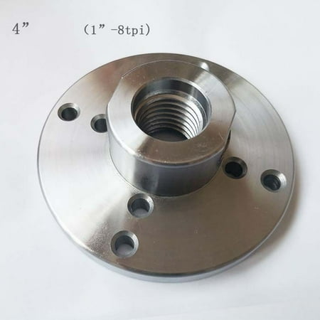 

Wood Lathe Face Plate Fit 1-8Tpi Thread Turning Machine Chuck Flange Faceplate