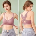 thumbnail image 3 of TrowBridge-sujetadores de encaje de mariposa para mujer, lencería Sexy, Top de tubo para chicas dulces, Sujetador deportivo sin costuras, sujetador cómodo de talla grande, M-5XL, 3 of 4