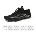 thumbnail image 2 of Zapatos Agua Descalzos Playa Secado Rápido Antideslizantes para Hombre Mujer (45) Negro, 2 of 8