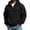 Black, variant on Men's Multi Pockets Quarter Zip Pullover Tactical Hoodie Sweatshirt, Loose Fit Long Sleeve Casual Hooded Top for Men Fall Daily Street Wear